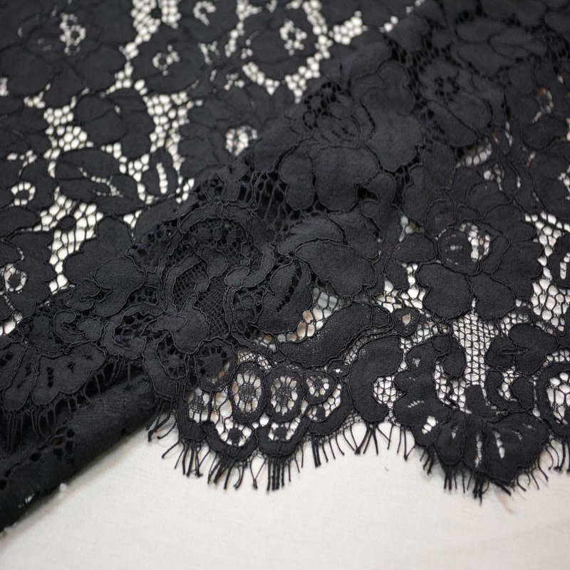 Eyelash Lace Lace Fabric Placement Floral for Apparel Wholesale Suppli 29